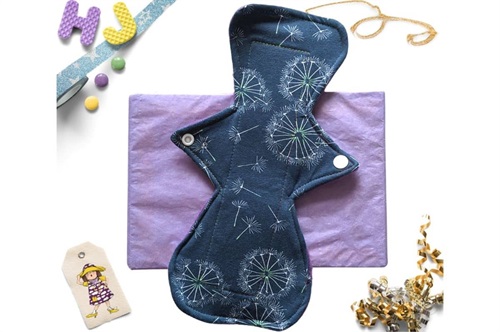 Buy  12 inch Cloth Pad Midnight Dandelion now using this page